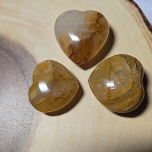 Golden Healer Heart-Shaped Stone